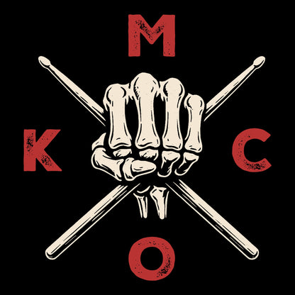KCMO Sticks Tee Design Black