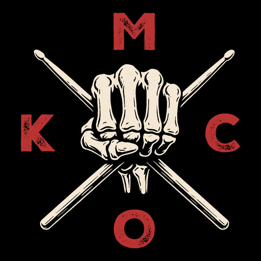 KCMO Sticks Tee Design Black
