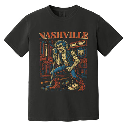 Nashville Rocker T-Shirt | Comfort Colors Black