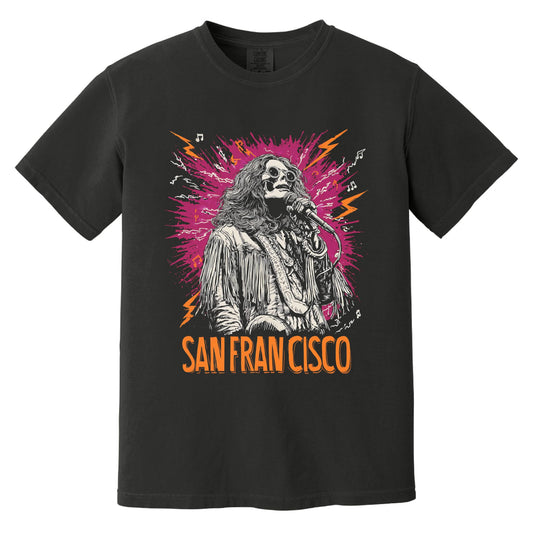 Vintage SF T-Shirt | Comfort Colors® 1717 Black