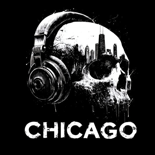 Chicago Vibes T-Shirt Design Black