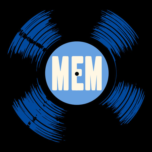 Mem Vinyl Tee Design Black