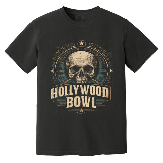 Hollywood Bowl T-Shirt | Comfort Colors® 1717 Black