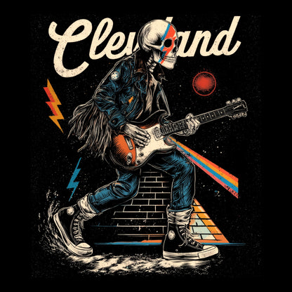 Cleveland HOF T-Shirt Design Black