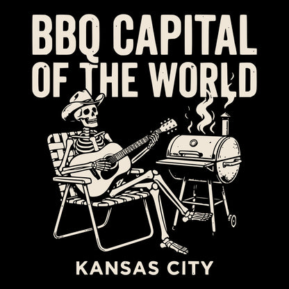 BBQ Capital Tee Design Black