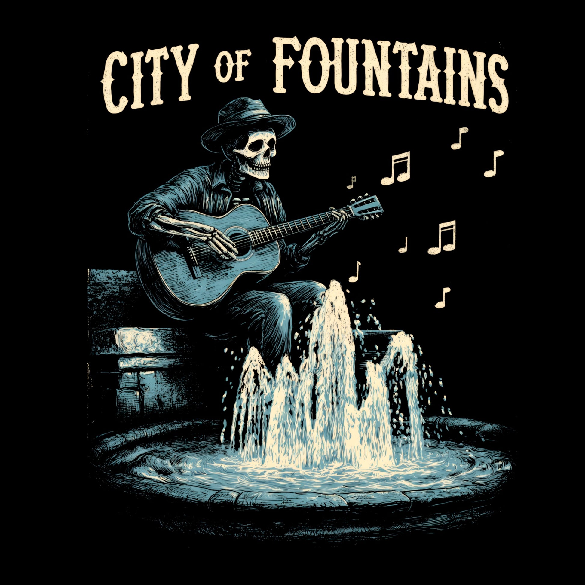 KC COF T-Shirt Design Black