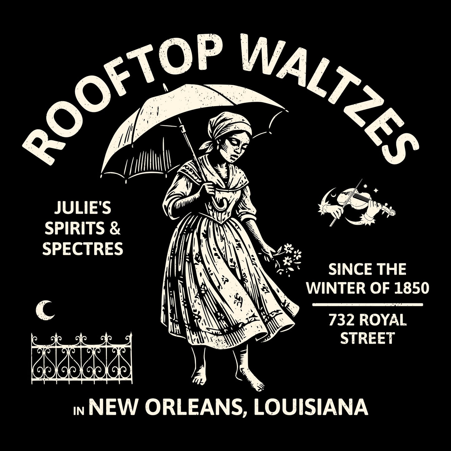 Julie's Tee Design Black