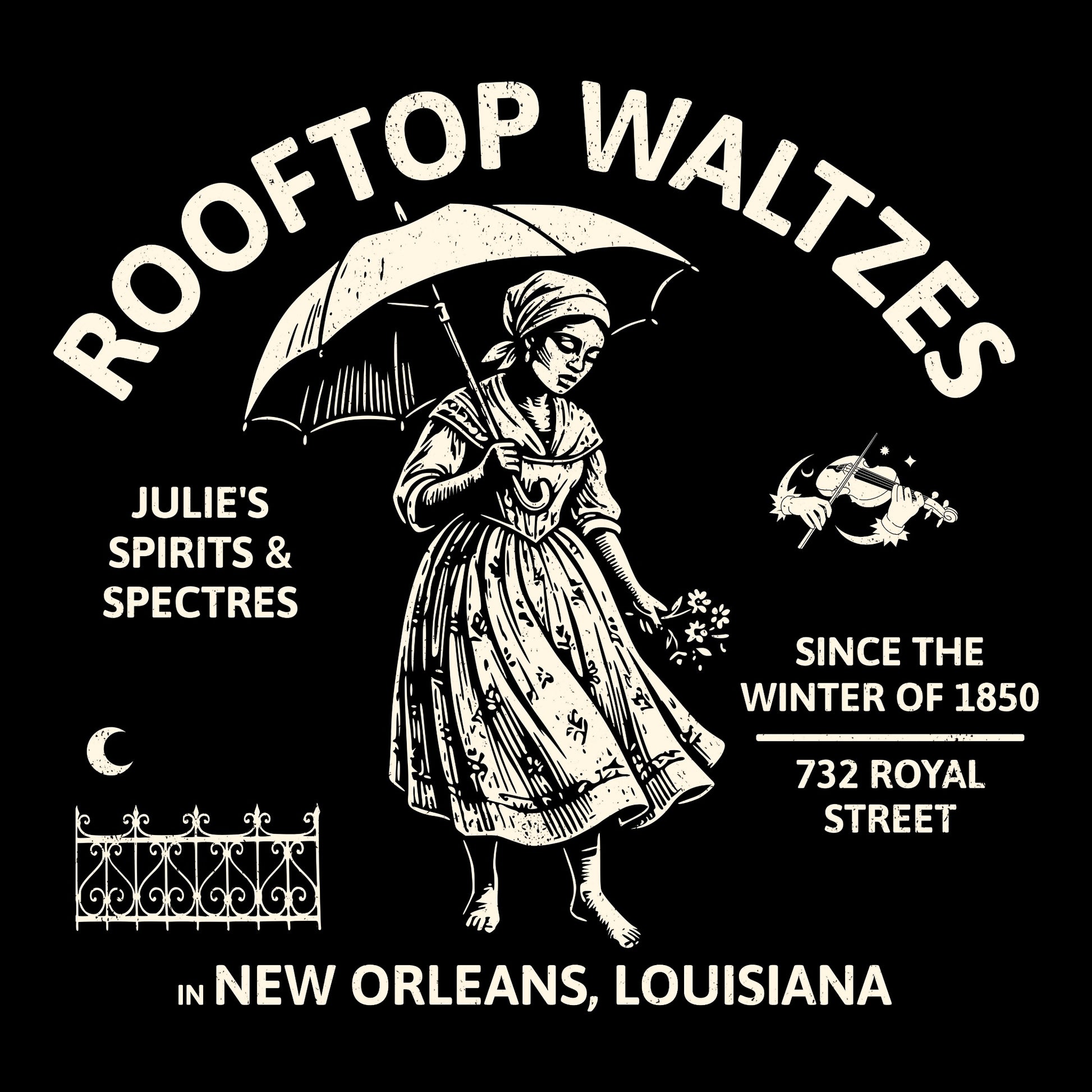 Julie's Tee Design Black