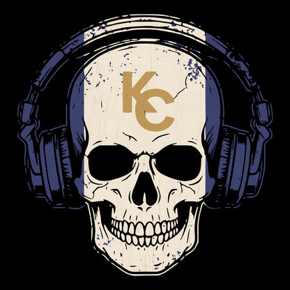 KC Skull Tee Design Black