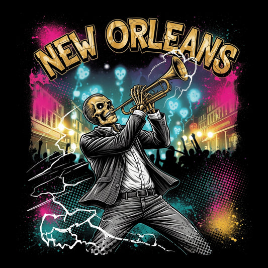 NOLA Hero Tee Design Black
