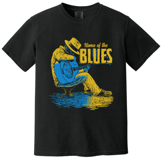 Home of the Blues Tee | Comfort Colors® 1717 Black