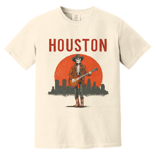 Houston Cowboy T-Shirt | Comfort Colors® 1717 Ivory