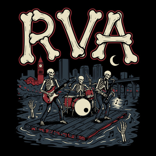 RVA Jam Tee Design Black