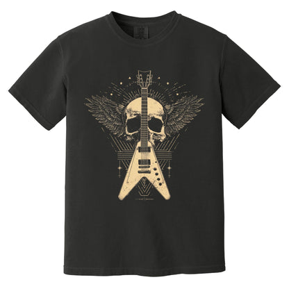 Flying V T-Shirt | Comfort Colors® 1717 Black