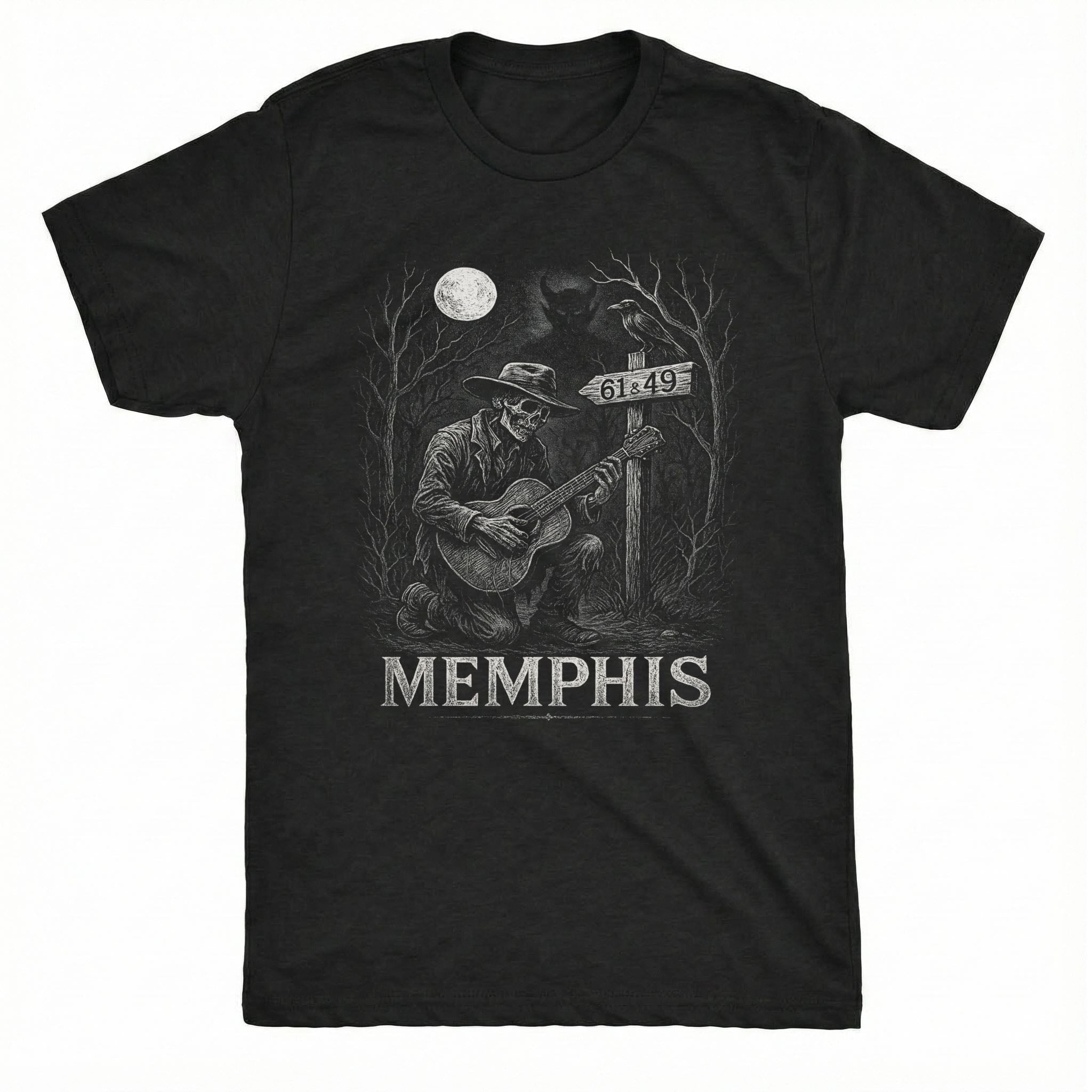 Memphis Lore T-Shirt | Comfort Colors Black