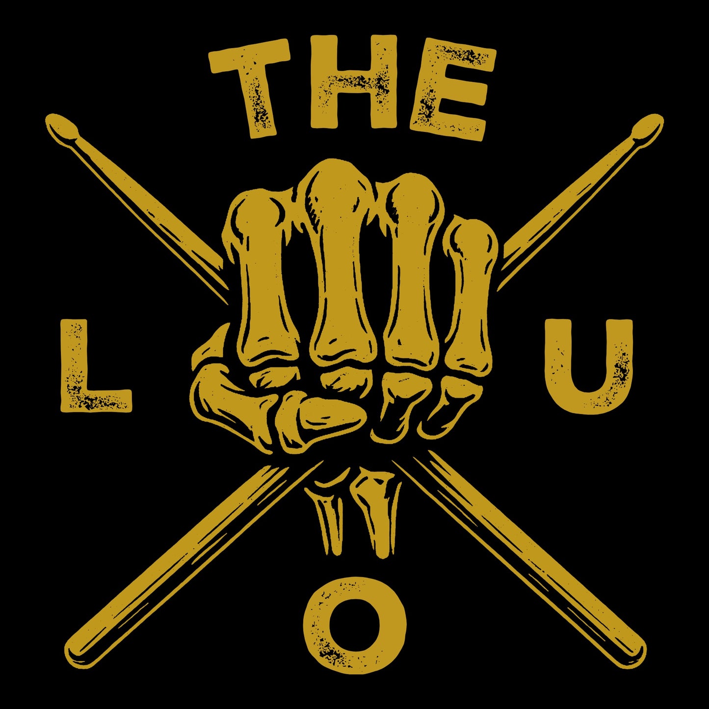 Lou Sticks Tee Design Black