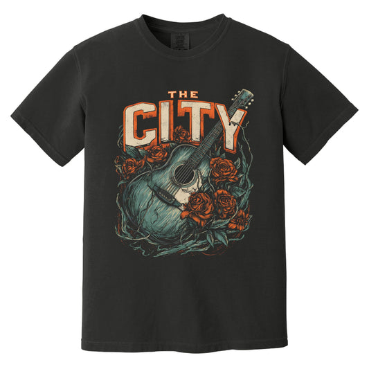 The City T-Shirt | Comfort Colors® 1717 Black