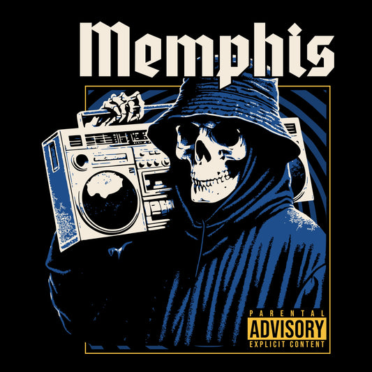 Explicit Memphis Tee Design Black