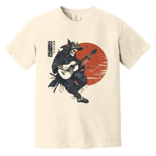 Ninja Guitarist T-Shirt | Comfort Colors® 1717 Ivory