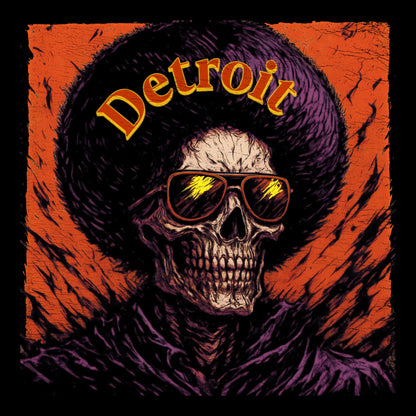 Detroit Funk T-shirt Design Black