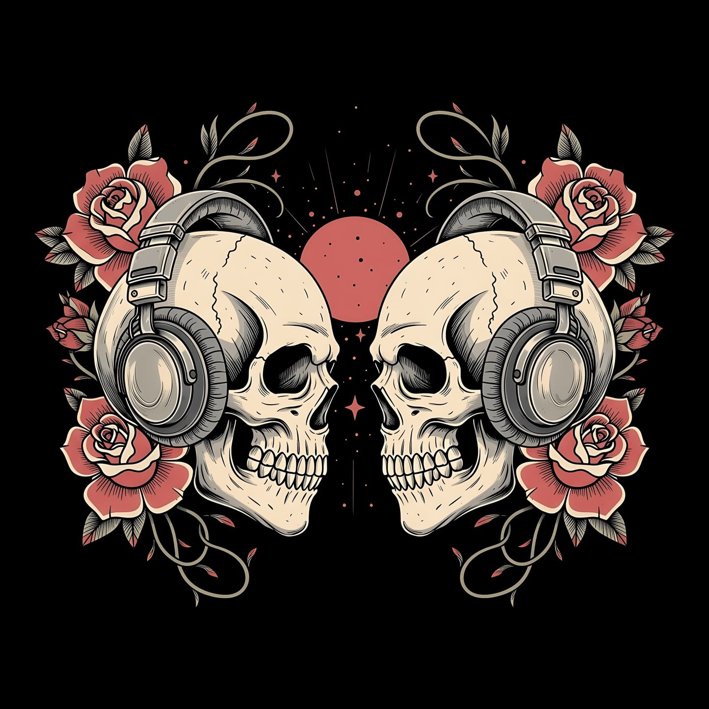 Modern Love Tee Design Black