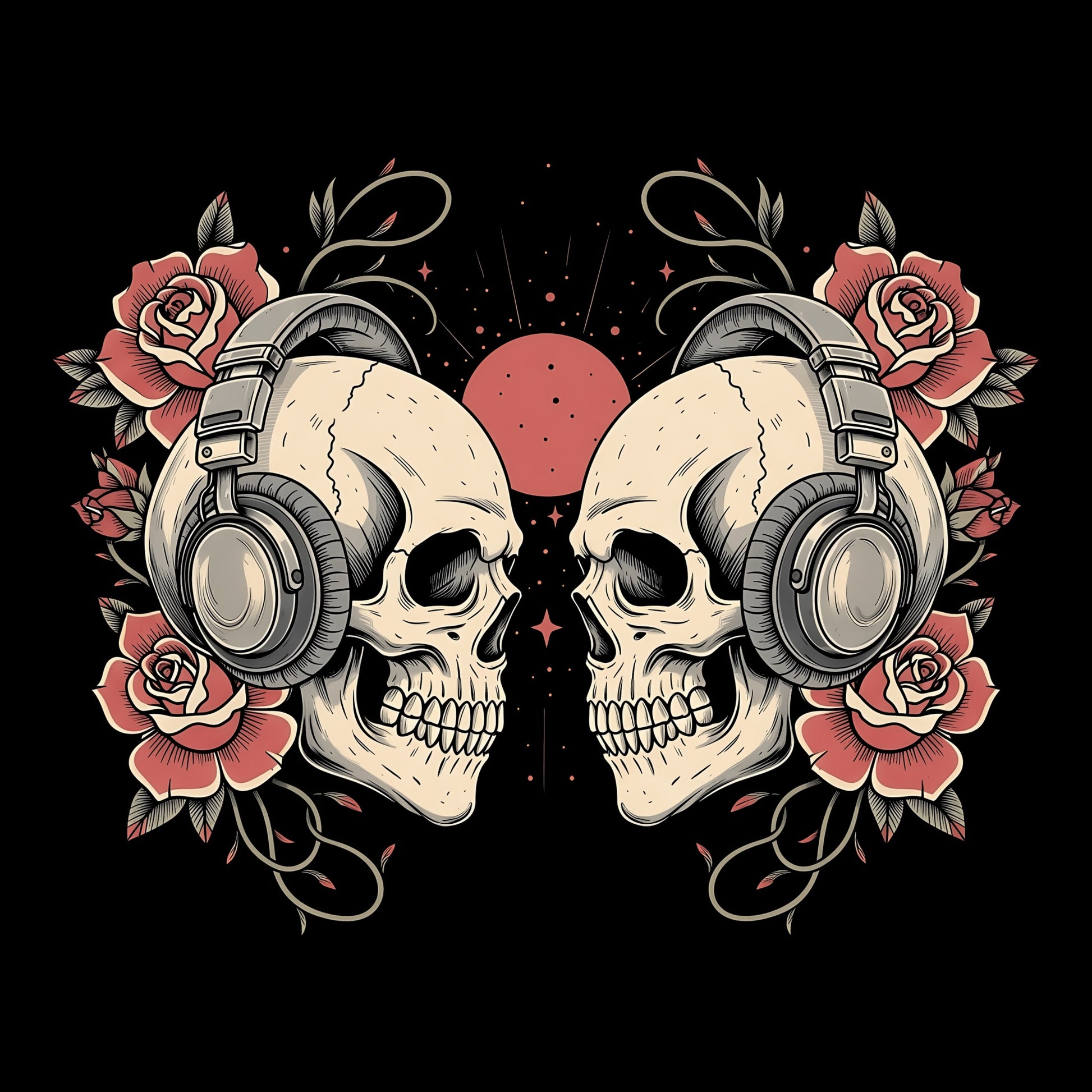 Modern Love Tee Design Black