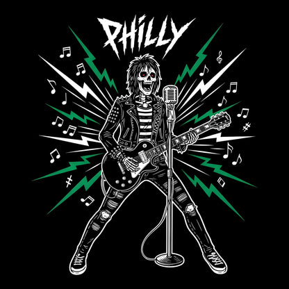 Philly Punk Tee Design Black