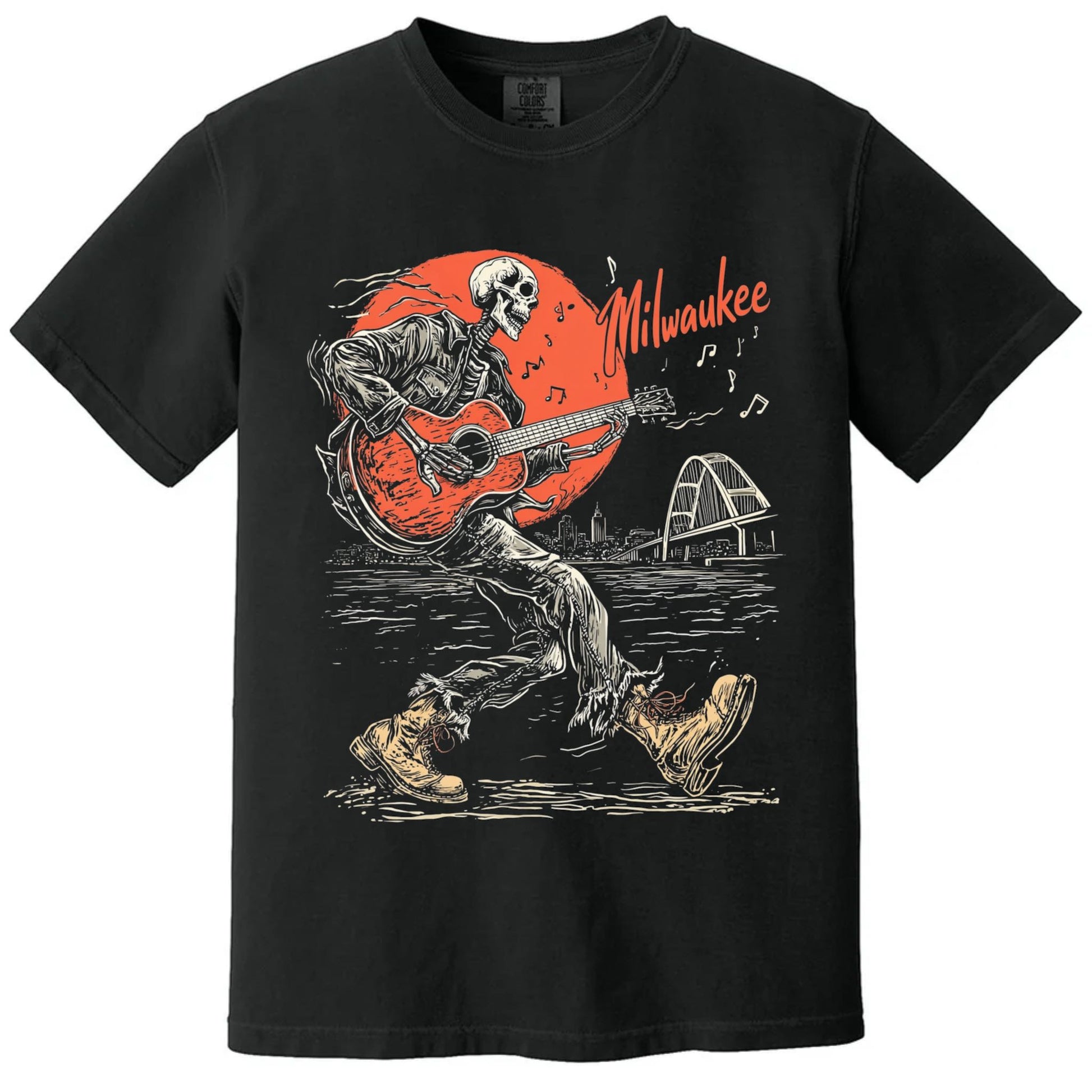 MKE Sunset T-Shirt | Comfort Colors® 1717 Black