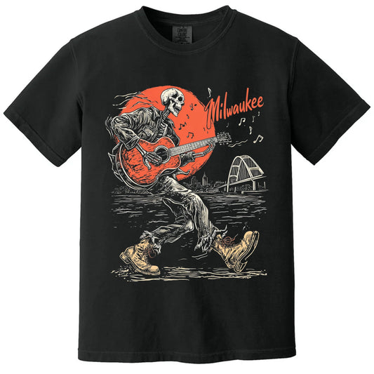 MKE Sunset T-Shirt | Comfort Colors® 1717 Black