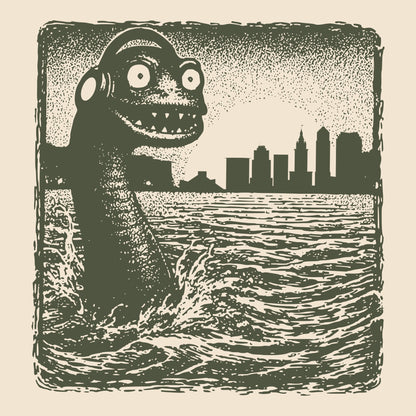 Groovin' Bessy Tee Design Natural