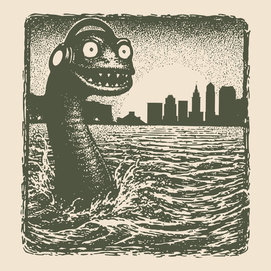 Groovin' Bessy Tee Design Natural