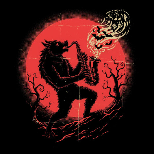 Teen Wolf Tee Design Black