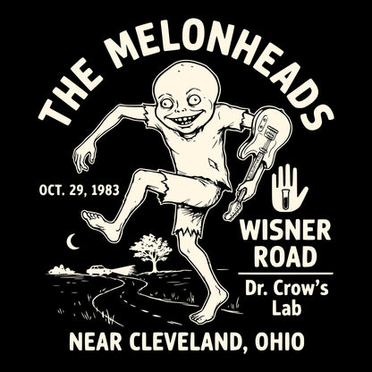 The Melonheads Tee Design Black