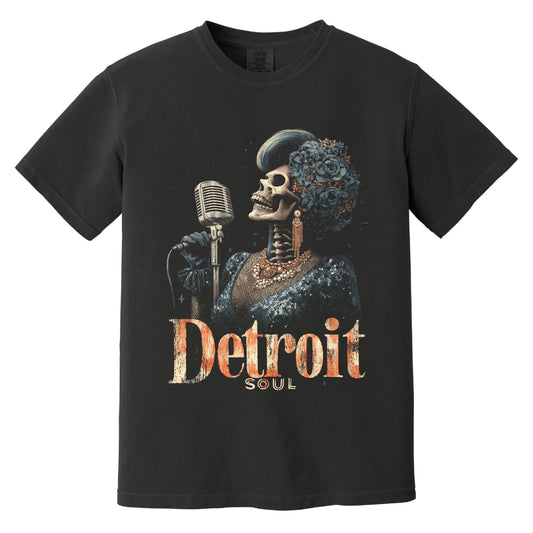 Detroit Soul T-Shirt | Comfort Colors® 1717 Black