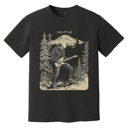 Mt. Rainier T-Shirt | Comfort Colors® 1717 Black