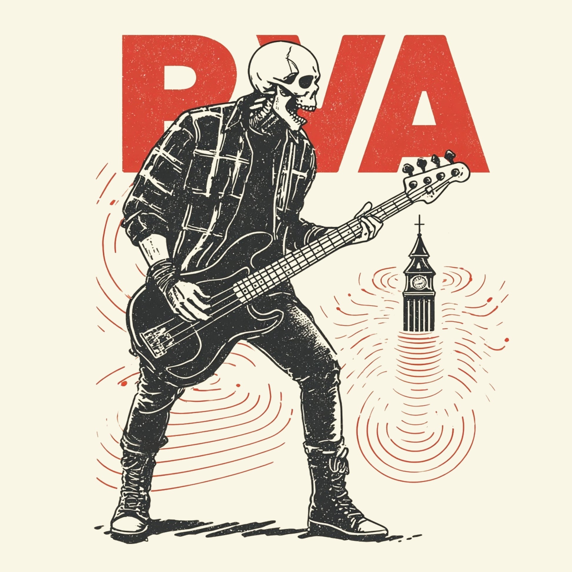 The Clock Tower T-Shirt Design Natural