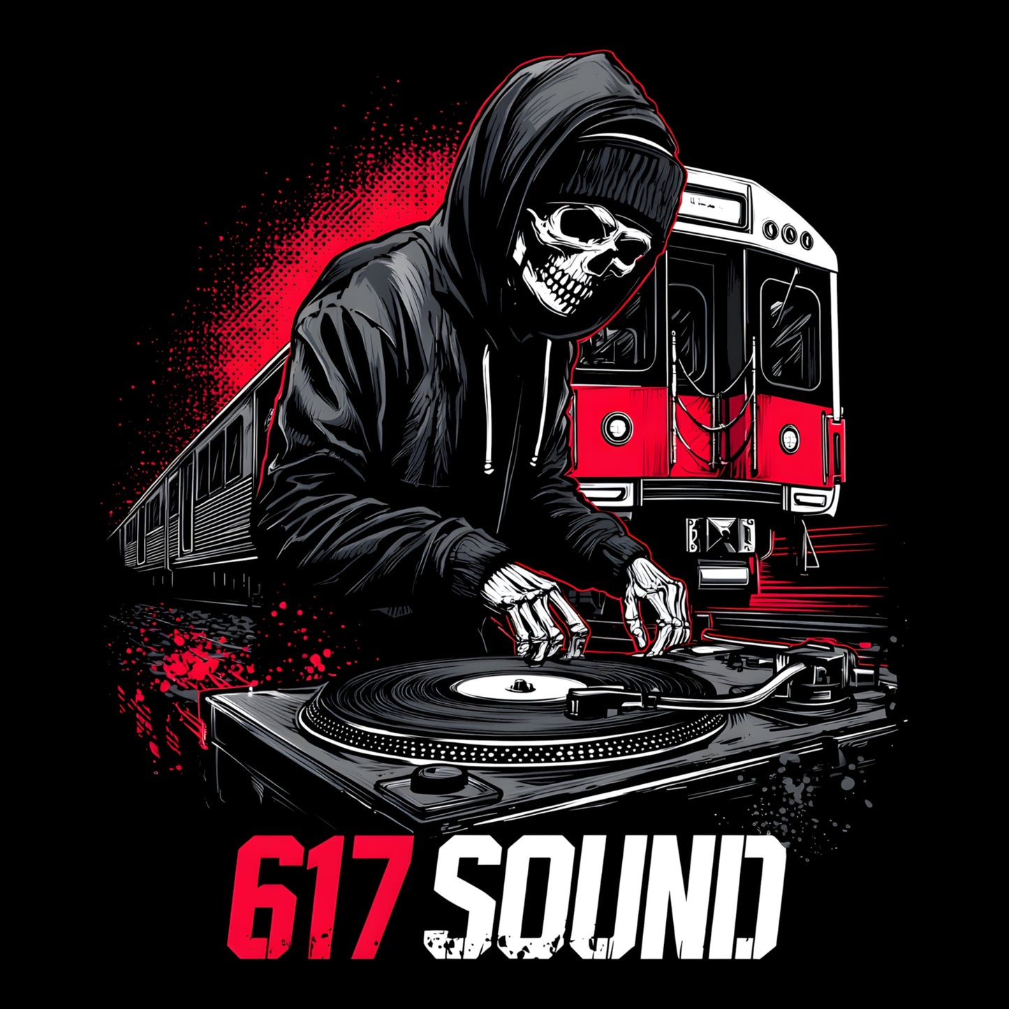 617 Sound T-Shirt Design Black