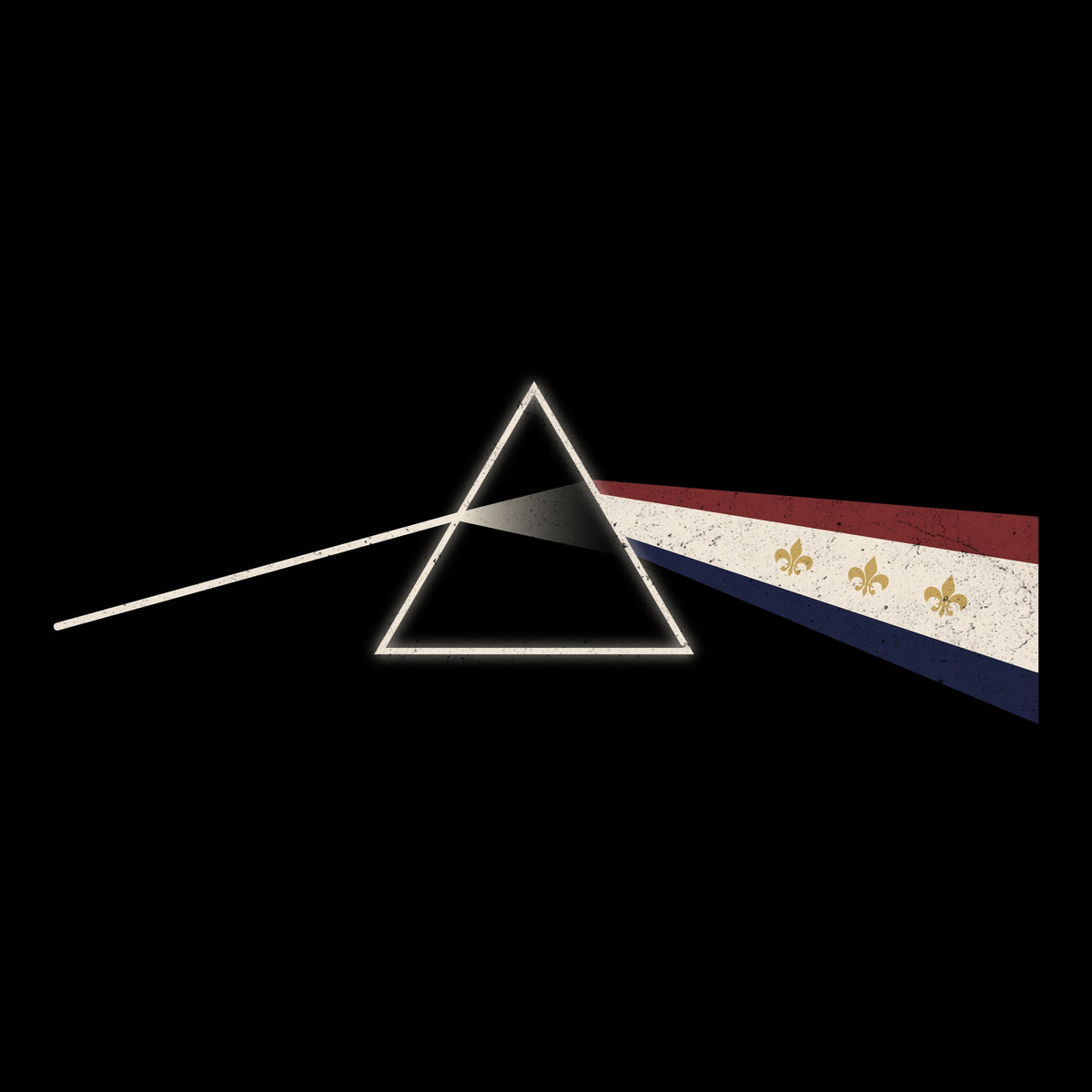Dark Side of NOLA Tee Design Black