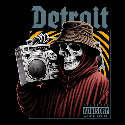 Detroit Explicit Tee Design Black