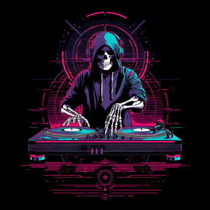 Rave DJ T-Shirt Design Black