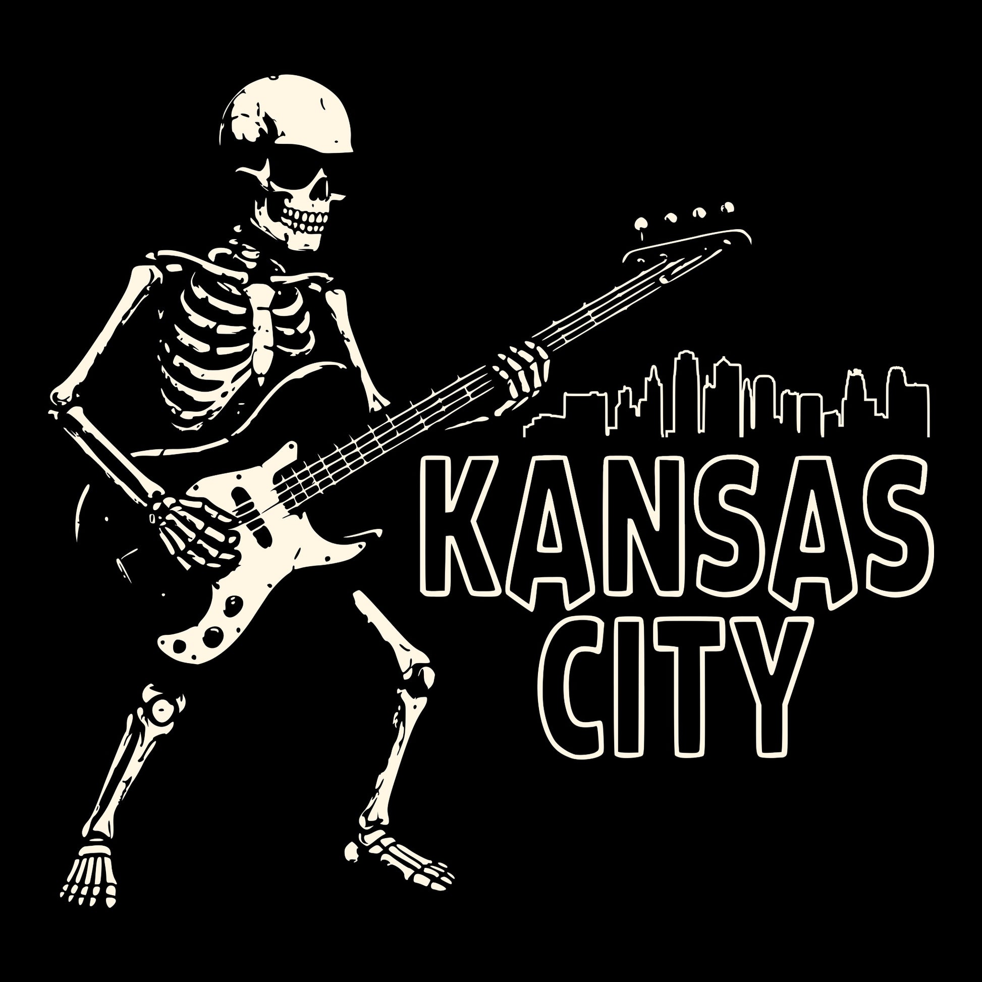 KC Groove Tee Design Black