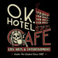 OK Hotel Tee Design Black