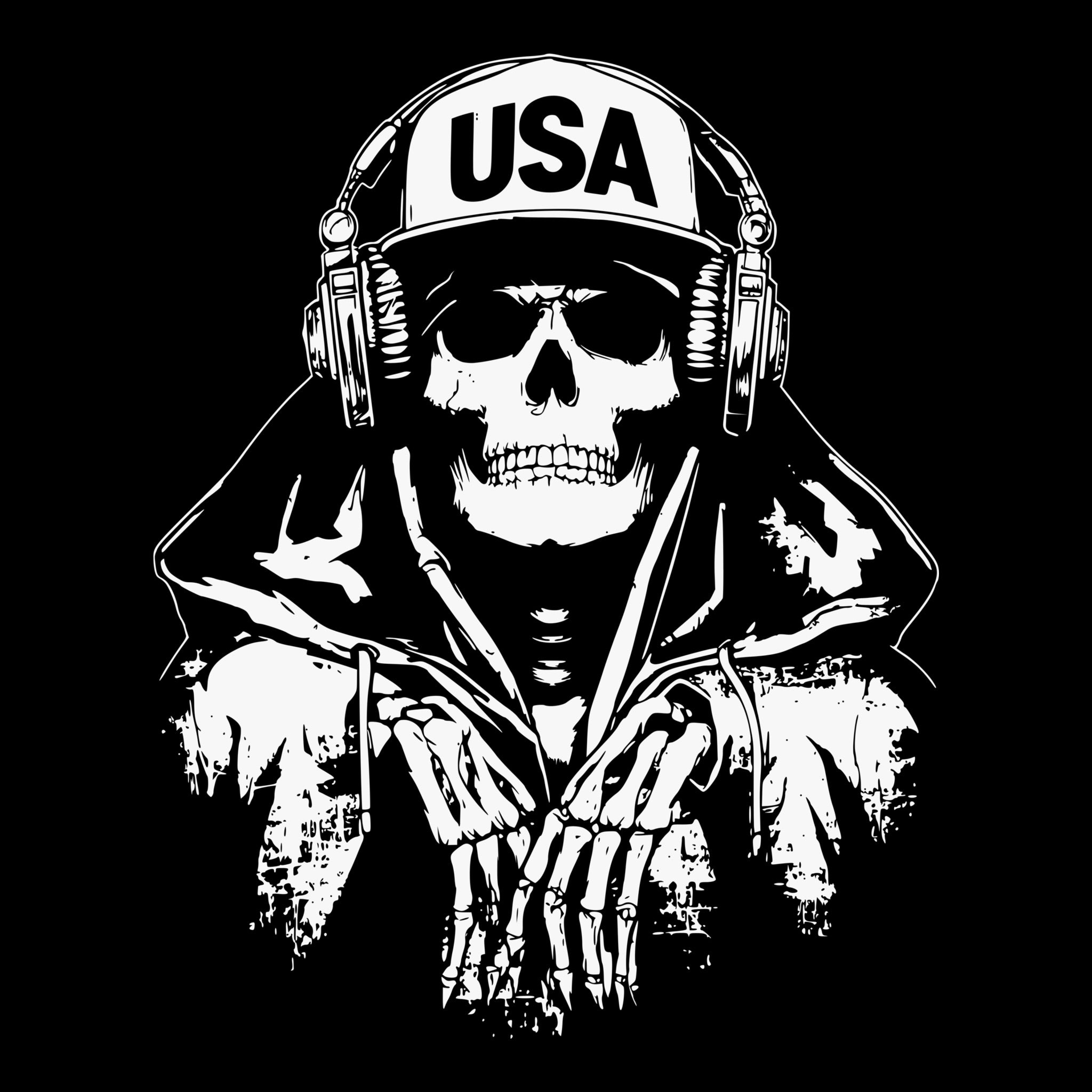 DJ US Tee Design Black