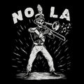 2nd Line Trombone Tee Design Black
