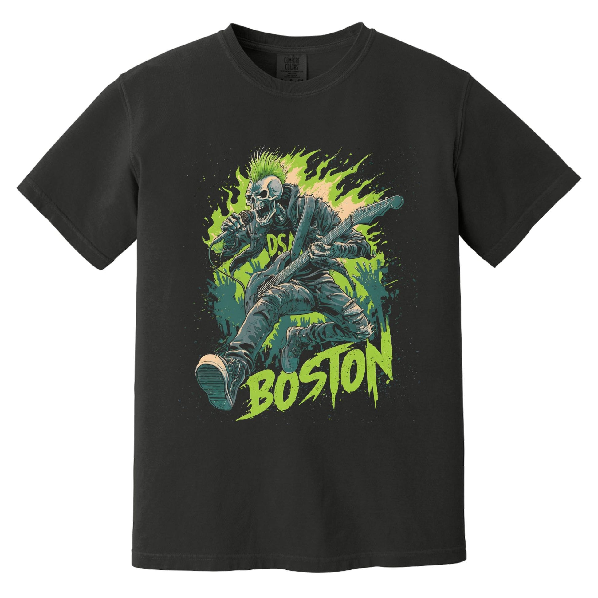 Boston Punk T-Shirt | Comfort Colors® 1717 Black