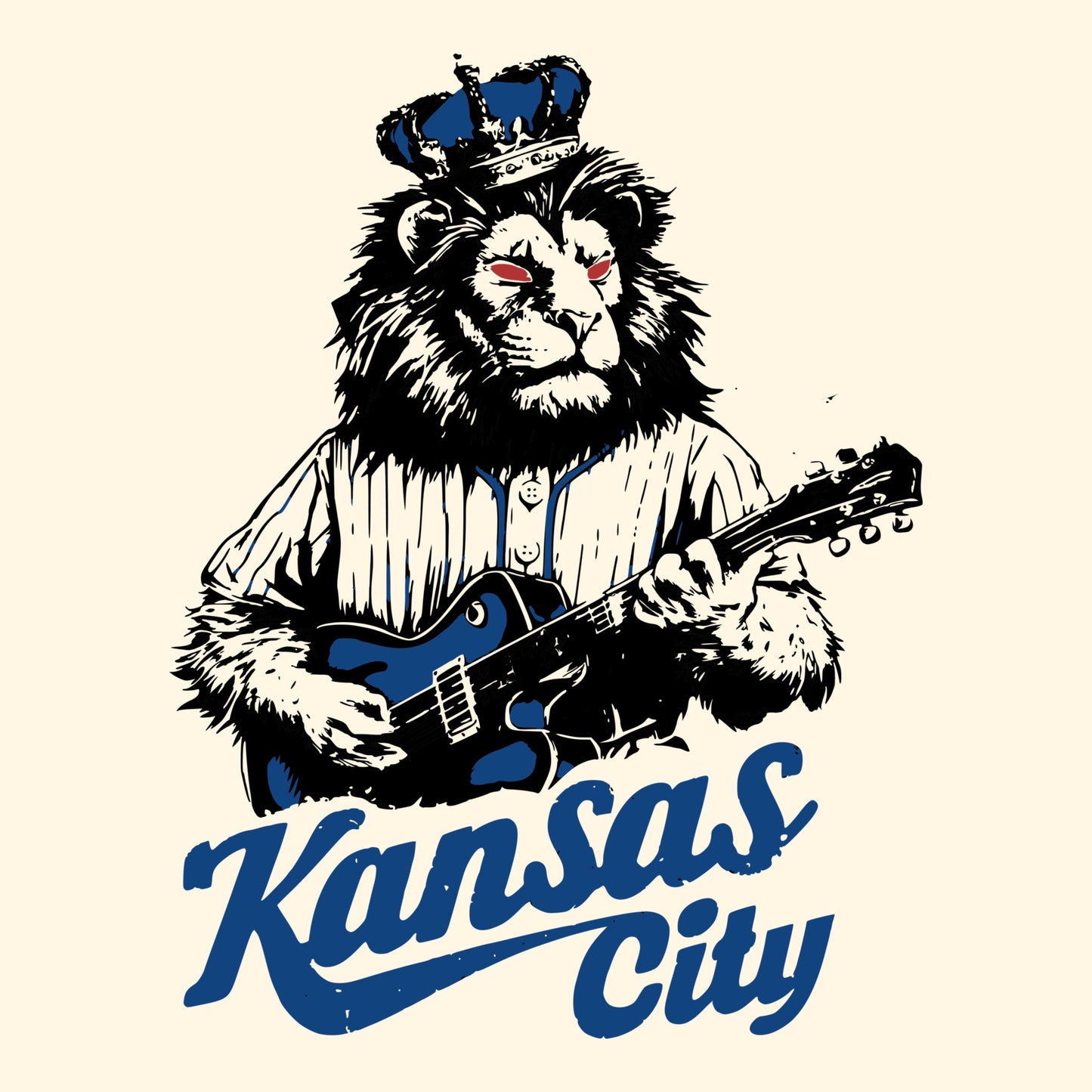 KC Baseball Tee Design Natural
