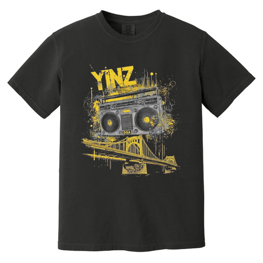 YINZ Stereo T-Shirt | Comfort Colors® 1717 Black
