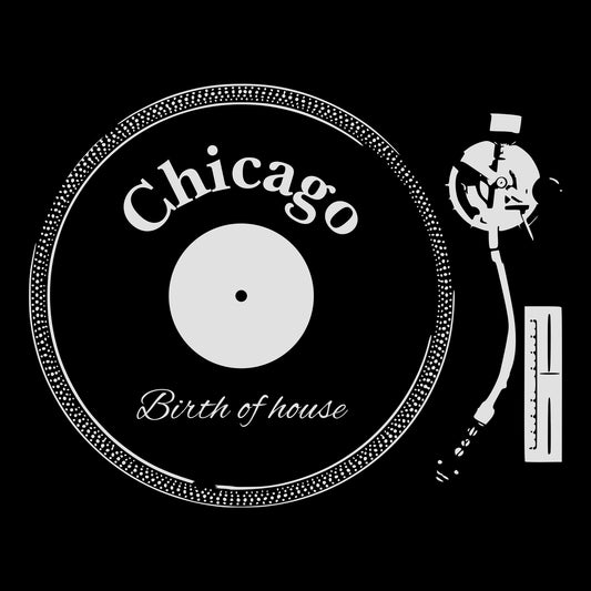 Birth of House Tee Design Black