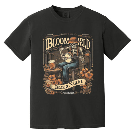 Bloomfield Banjo T-Shirt | Comfort Colors® 1717 Black