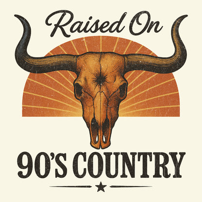 90s Country Tee Design Natural
